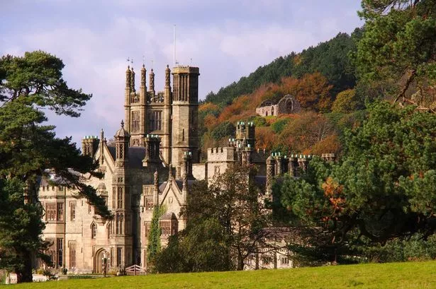 Margam Park with Mountain in Background